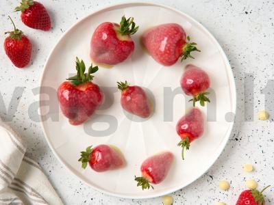 Braškės baltame šokolade Žingsnis 6