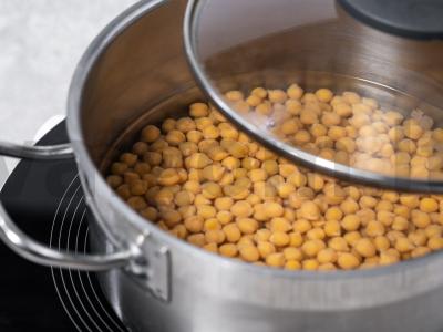 Namų humusas su daržovių lazdelėmis Žingsnis 3