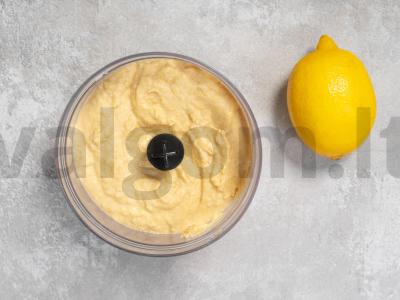 Namų humusas su daržovių lazdelėmis Žingsnis 5