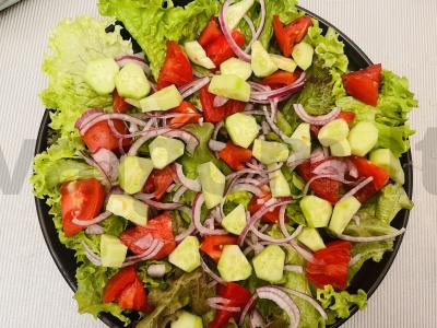 Salotos su tunu, daržovėmis ir kiaušiniais Žingsnis 3