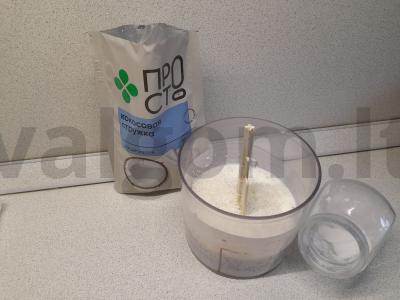 Lengvas varškės kokteilis su kokosų skoniu Žingsnis 2