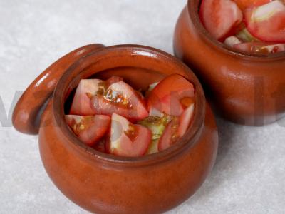 Kiauliena su daržovėmis puoduose Žingsnis 9