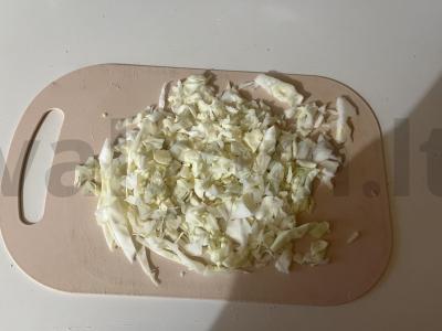 Kepamas pyragas „Tart“ su kopūstais Žingsnis 4