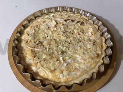 Kepamas pyragas „Tart“ su kopūstais pagrindine nuotrauka