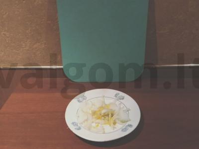 Kumpiai su grybais Žingsnis 2