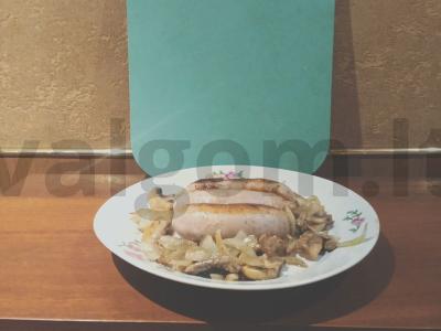 Kumpiai su grybais Žingsnis 4