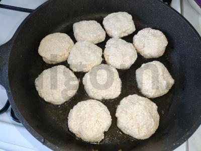 Sūrio blynai su ryžių miltais ir cinamonu Žingsnis 4