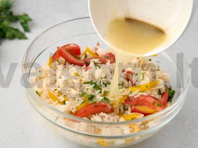 Salotos su ryžiais ir daržovėmis Žingsnis 7