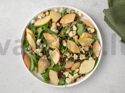 Salotas su obuoliu, spanguolėmis ir lazdyno riešutais Žingsnis 7