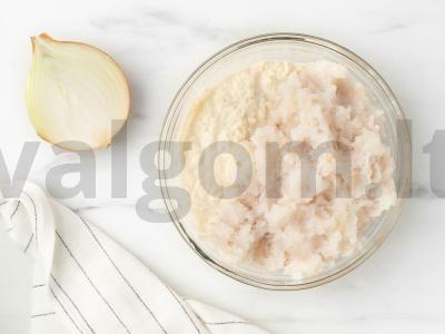 Štuko kotletai su manų kruopomis Žingsnis 2