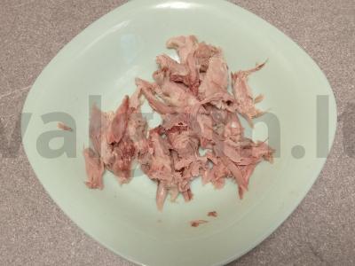 Sriuba su konservuotu rūgštynu ant ančių sultinio Žingsnis 1