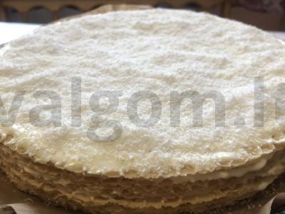 Vaflinis tortas su kondensuotu pienu Žingsnis 9