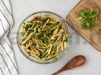 Salotas „Agurkas“ Žingsnis 5