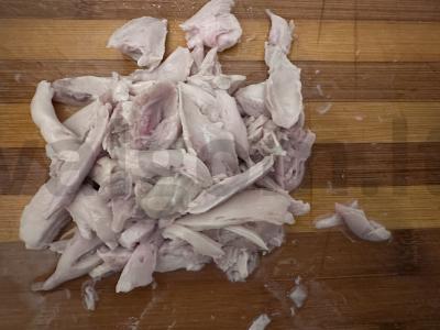 Orzo makaronai su vištiena sūrio padaže Žingsnis 1