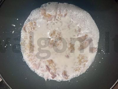 Orzo makaronai su vištiena sūrio padaže Žingsnis 3