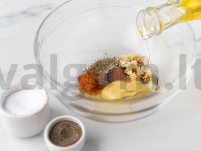 Keptas kukurūzų vištienos su moliūgu Žingsnis 2