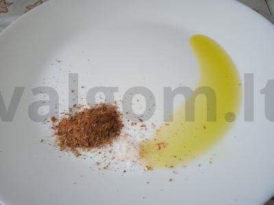 Patiekalas „Drakonų šonkauliai“ Žingsnis 1