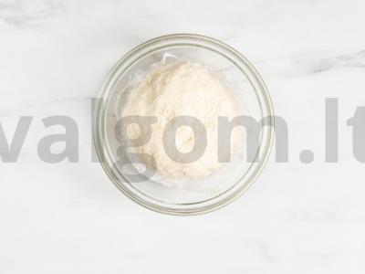 Oro pyragaičiai su kefyru Žingsnis 3