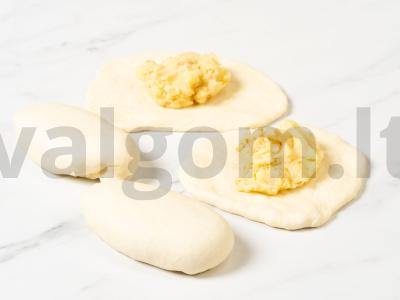 Oro pyragaičiai su kefyru Žingsnis 6