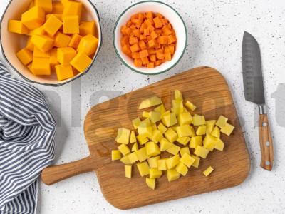 Moliūgų sriuba su grybais Žingsnis 1