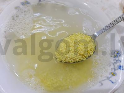 Pieninė košė su perliniu miežiu Žingsnis 3