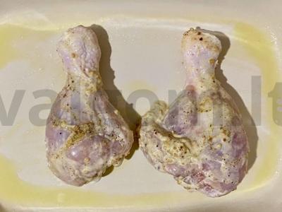 Kepti blauzdeliai majonezo-garstyčių padaže Žingsnis 4