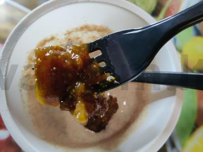 Kefyro desertas su skaidulomis ir kokosu Žingsnis 5