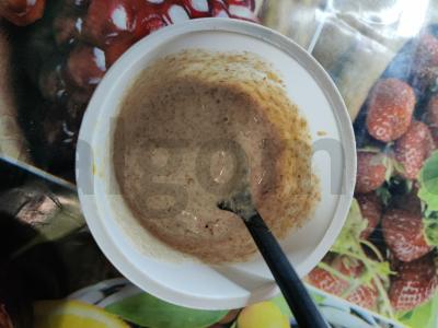 Kefyro desertas su skaidulomis ir kokosu Žingsnis 6