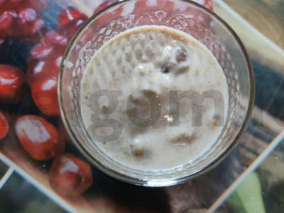 Kefyro desertas su skaidulomis ir kokosu Žingsnis 7