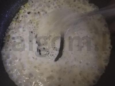 Brokoliai grietinėje Žingsnis 3