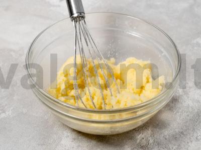 Šokoladiniai sausainiai Žingsnis 1