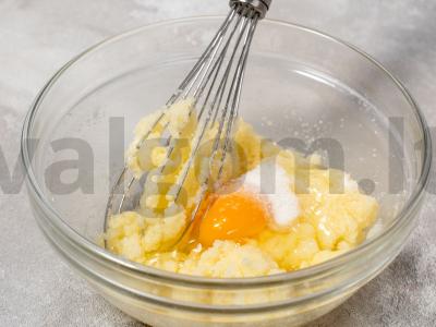 Šokoladiniai sausainiai Žingsnis 2