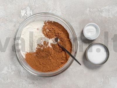 Šokoladiniai sausainiai Žingsnis 3