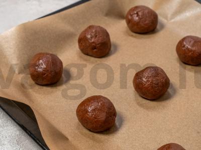 Šokoladiniai sausainiai Žingsnis 5