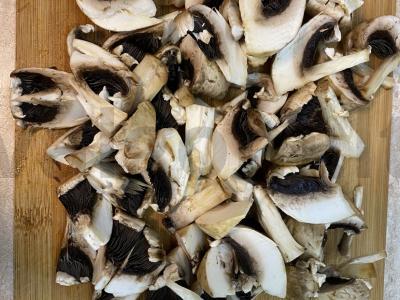 Grietinėlės pievagrybiai Žingsnis 2