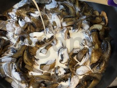 Grietinėlės pievagrybiai Žingsnis 4