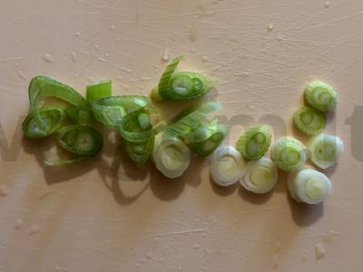 PP užkandis su žaliu svogūnu Žingsnis 3