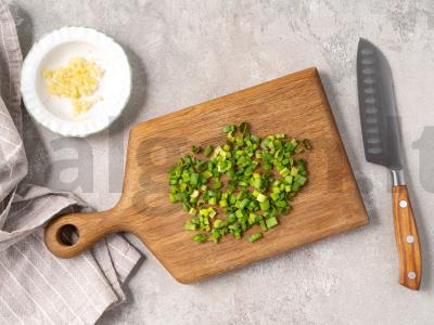 Ryžiai su žaliu svogūnu Žingsnis 4