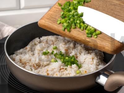 Ryžiai su žaliu svogūnu Žingsnis 9