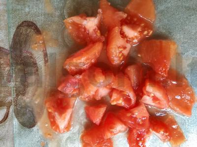 Omletas su pievagrybiais, sūriu ir pomidorais Žingsnis 4