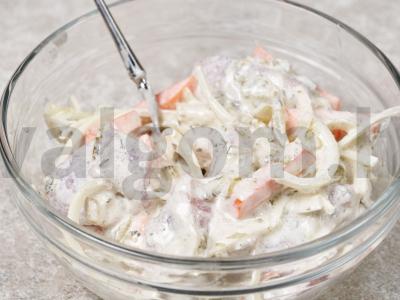 Kepta kiauliena su agurkais Žingsnis 4