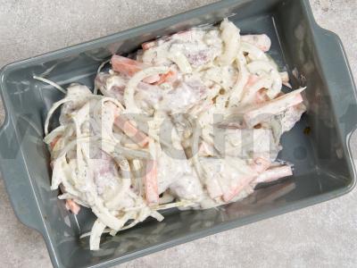 Kepta kiauliena su agurkais Žingsnis 5