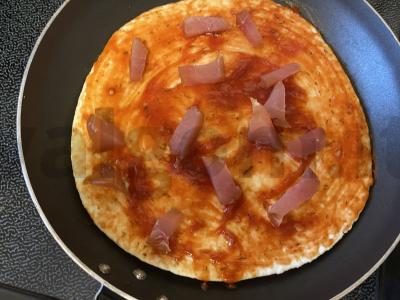 Pica su vištienos karpačiu Žingsnis 2