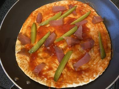 Pica su vištienos karpačiu Žingsnis 3