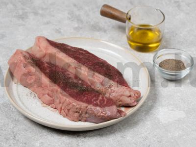 Jautienos steikas su pipirų padažu Žingsnis 2