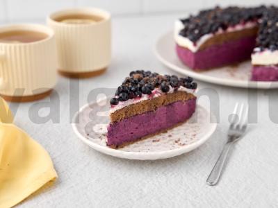 Mėlynių tortas pagrindine nuotrauka