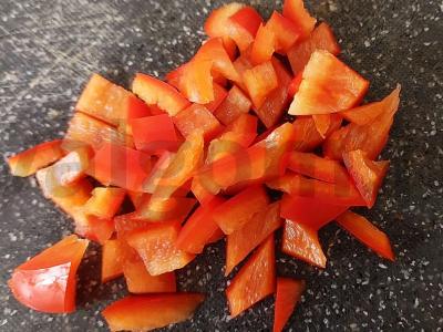 Daržovių brusketė su lydytu sūriu Žingsnis 3