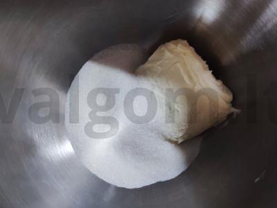 Šokoladiniai sausainiai Žingsnis 1