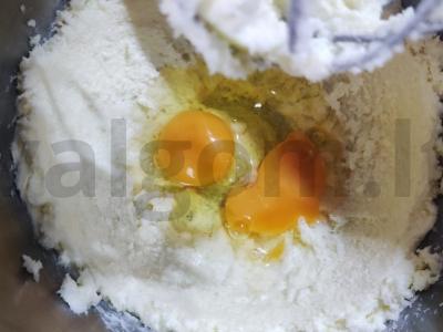 Šokoladiniai sausainiai Žingsnis 2