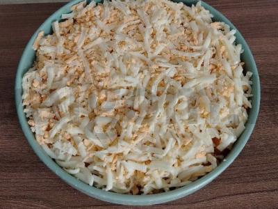 Salotas su mandarinų ir morkomis „Ryžikas“ Žingsnis 7